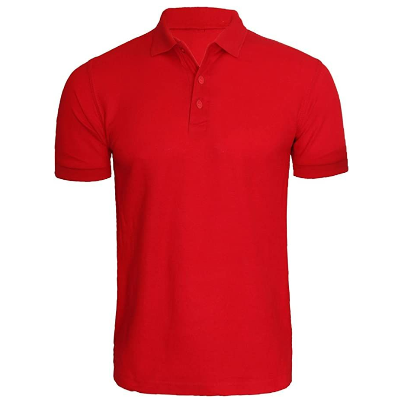 Polo Camisero Color Rojo por mayor