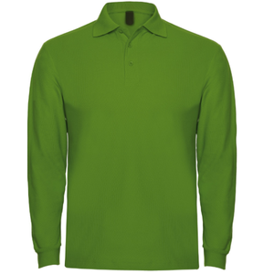 Polos camiseros en algodon jersey manga larga