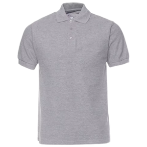 Polos pique manga corta grispara hombre