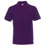 Polos piqué manga corta morado