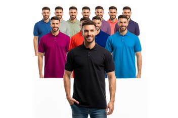 Polos piqué manga corta para hombre