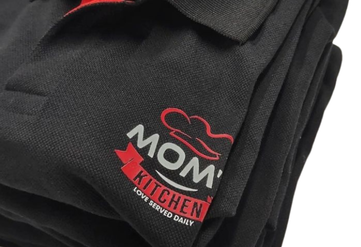 Polos pique manga corta para mujer con estampado