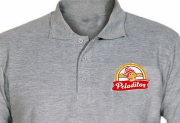 Polos piqué manga larga estampado