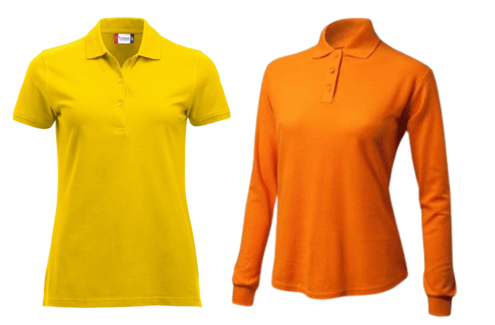 Polos pique mujer sin bolsillo