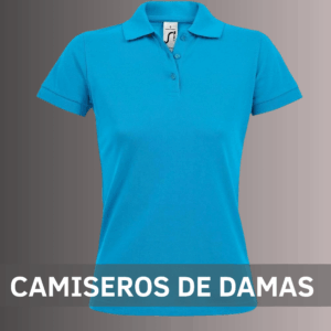 camiseros de damas en gamarra turquesa