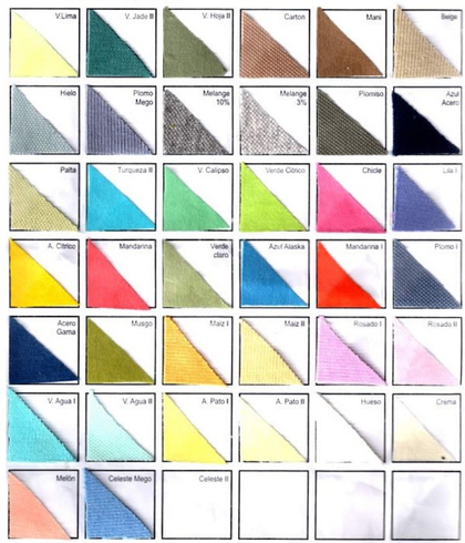 paleta de colores en pique