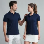 Confeccion de Polo Pique Unisex Reactivo con logo bordado en Gamarra Lima