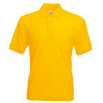 polos camiseros pique color amarillo para hombre