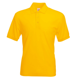 polos camiseros pique color amarillo para hombre
