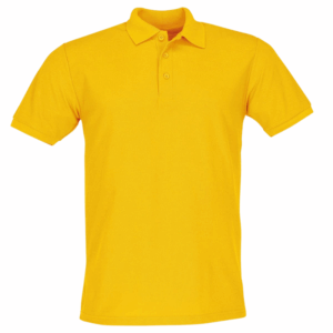 polos camiseros pique color amarillo para hombre en gamarra