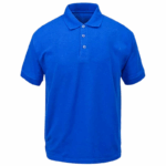 polos camiseros pique color azul para hombre