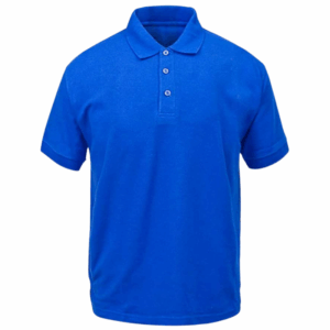 polos camiseros pique color azul para hombre