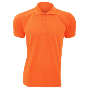 polos camiseros pique color naranja para hombre en Lima (2)
