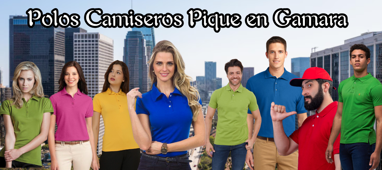 polos camiseros pique en gamarra