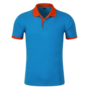 polos cuello camisero color turquesa