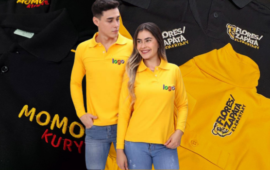 polos pique bordados