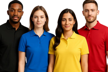 polos pique camiseros manga corta